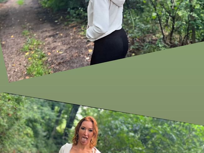 s*xy Rachel Porno Video: Wald-fi** eskaliert!! Wenn dich jemand erwischt… würdest du wegrennen oder weiterfi**en?